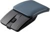 Sanwa Direct Compact Folding Bluetooth Silent Mouse 5 Buttons Rechargeable Blue 