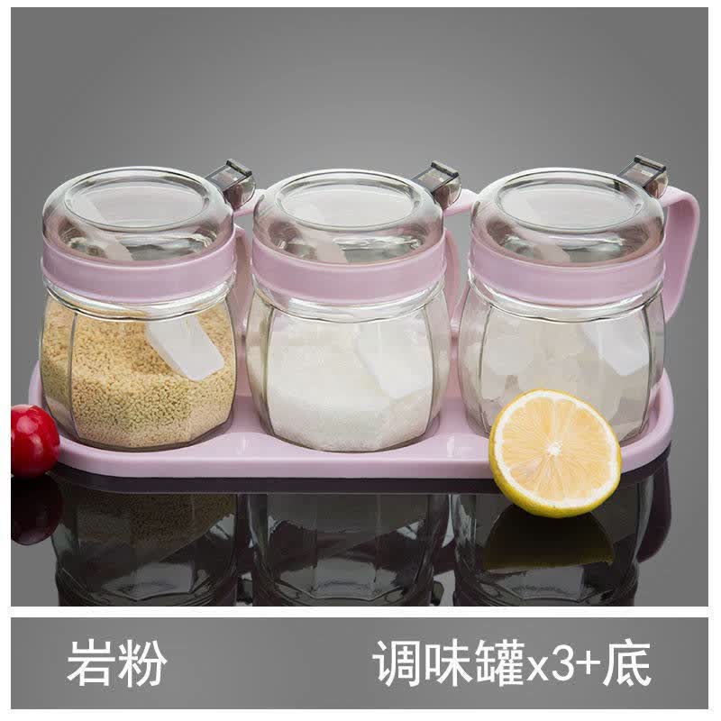 Short Cloud Glass Seasoning Jar Set