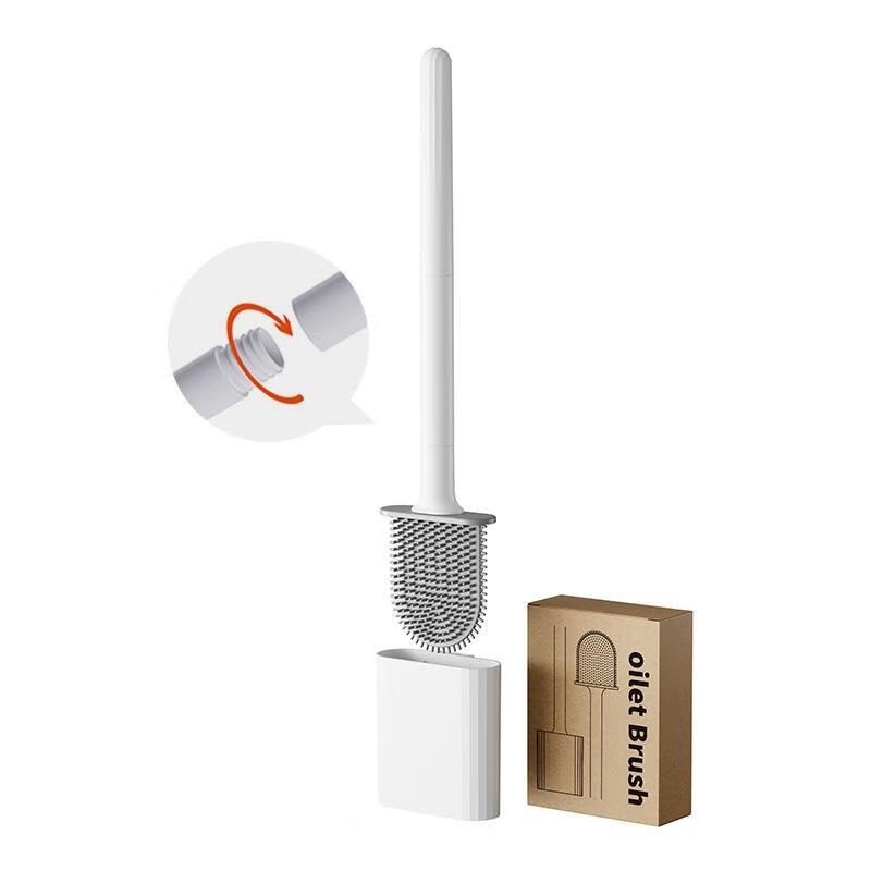 JINGRUIXIANG Wall-Mounted Punch-Free Toilet Brush