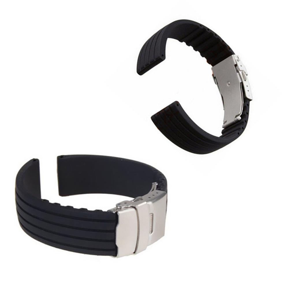 Boom Boom Fashion Replacement Silicone Band for Strap Men Women Wrist Watch 18/20/22/24mm Watch