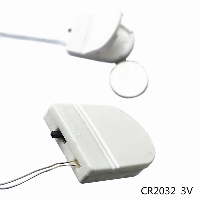 5PCS CR2032 Button Coin Cell Battery Socket Holder Case Cover with ON-OFF Switch 3V Battery Storage Box
