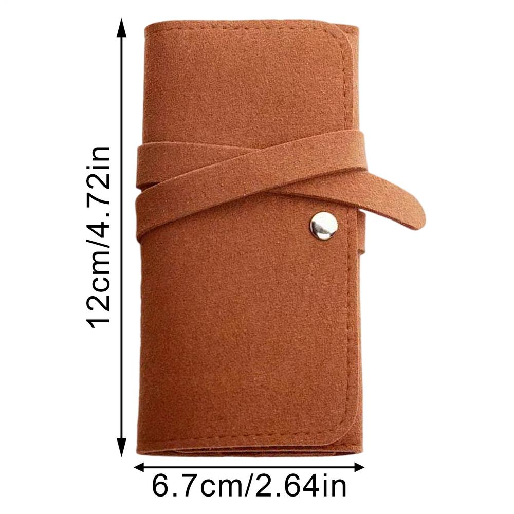 Schmuckrollen-Organizer Reise Tragbare Schmuckrolle Faltbare Ohrring-Aufbewahrungstasche Für Frauen Ehefrau Freundin Reisende Hochzeit &