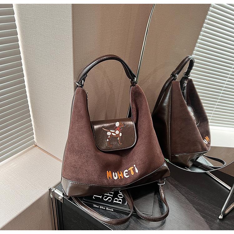 

Backpack Women s Large Capacity 2024 New Casual Niche Design Multifunctional Crossbody Bag Dumpling Bag Backpack