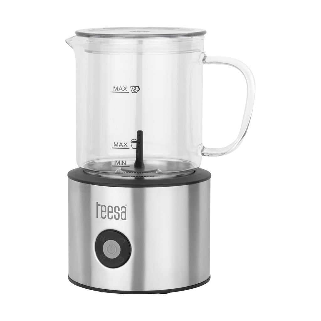 Teesa AROMA F60 Elektrischer Milchaufschäumer, 600W, Heizfunktion