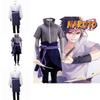 Naruto Uchiha Sasuke Deluxe Cosplay Costume With Zipper For Halloween Role Play