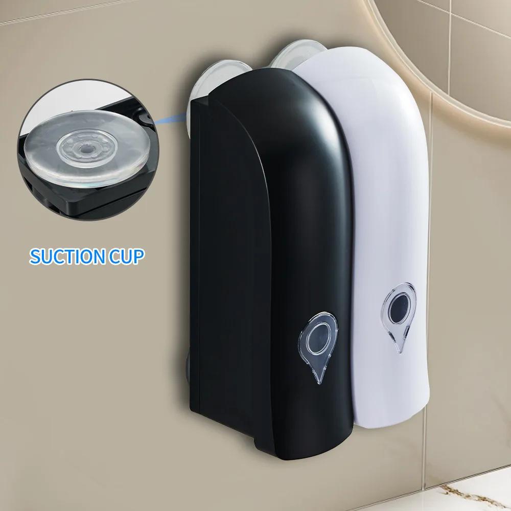 300ml Non Perforated Suction Cup Suction Type Bathroom Soap Dispenser, Shower Gel Dispenser, Gel Water Shampoo