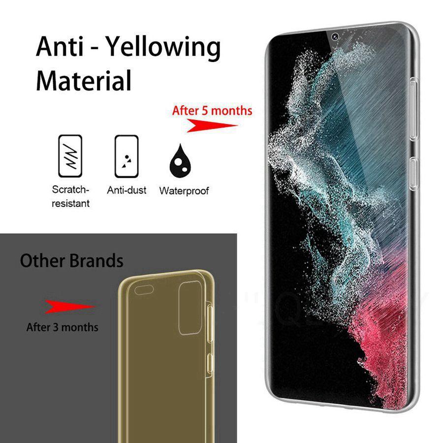 360 Full Body Protector Case For Samsung Galaxy A17 A07 A37 A57 S26 S25 S23 S24 A26 A36 A56 A15 A25 A35 A55 A16 A14 A34 A54 Double Sided Clear Cover