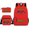 Deformed Zoo Surrounding Primary School Students Schoolbag Trend Starry Sky Backpack Leisure Three-piece Set