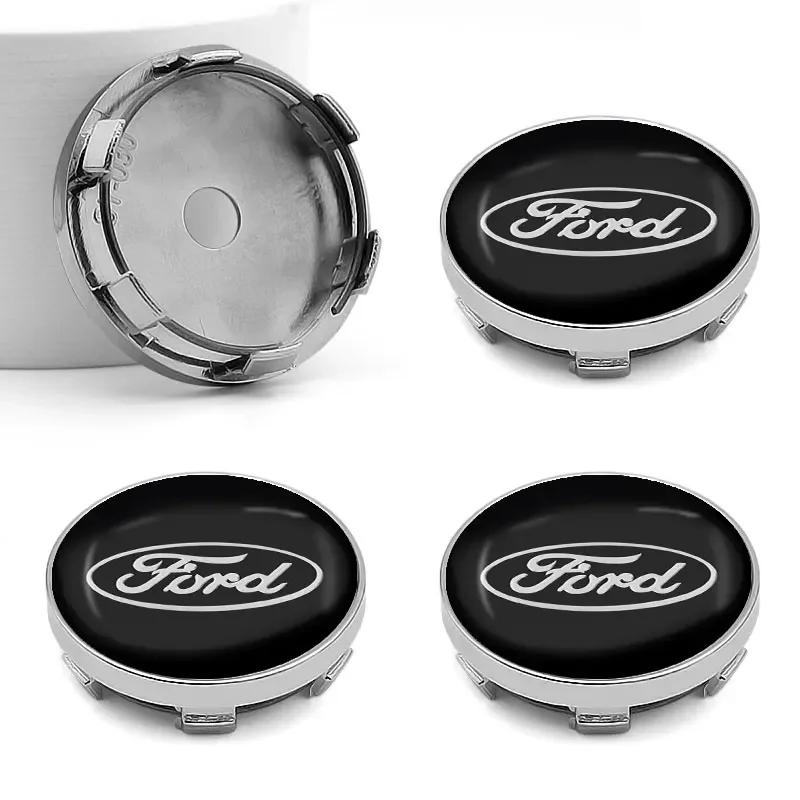 2025 Hot For Ford New 4PCS Car Wheel Center Caps Hub Caps For Ford Focus 2 MK1 MK3 Mondeo MK4 Fiesta MK7 Fusion Kuga Ranger Expl