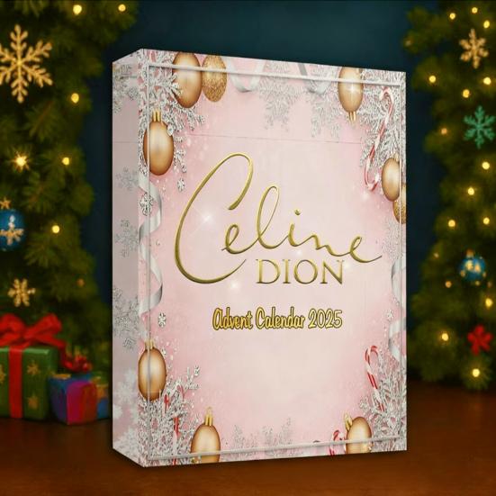 Advent Calendar 24 Days Countdown Box PVC Ornament with Surprise Miniatures Christmas Countdown Decor for Tree And Collectors