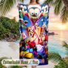 The Amazing Digital Circus Beach Towel, Personalized Custom Text, Quick Dry Soft Large Towel For Swimming Pool Travel