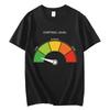 Low Cortisol Level Funny Stress Meme Tshirt High Quality Fashion Short Sleeve T Shirts Men Women Casual Loose Cotton Tshirts
