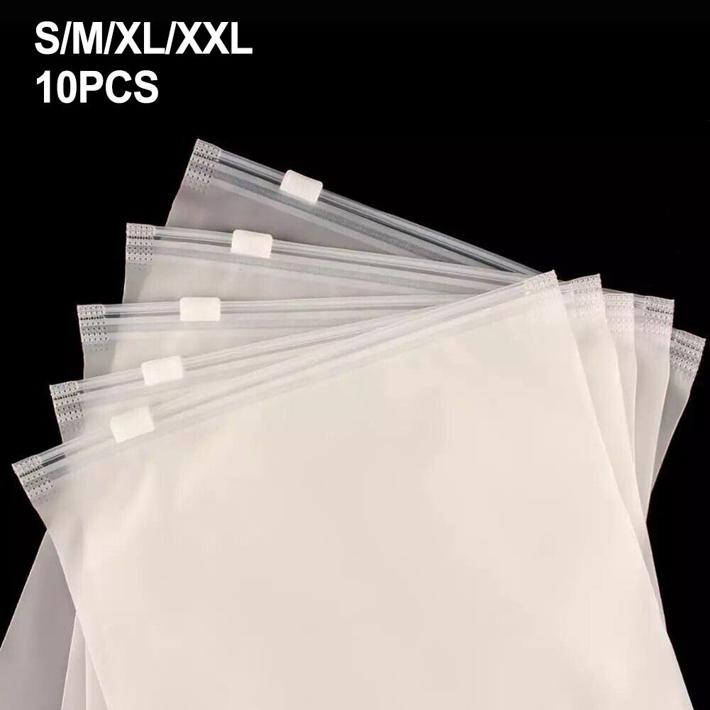 

Storage Bag Frosted White S/M/L/XL Storage Bag 10PCS S: 17 x25cm