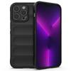 For iPhone 14 Pro Max TPU Case WANLONFENG HD Series Anti Slip Phone Cover with Tempered Glass