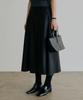 Artid Flare Long Skirt_Black