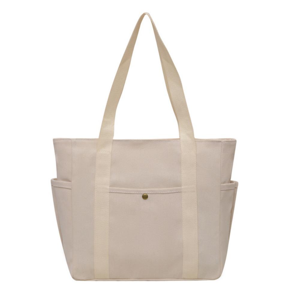 Large Capacity Canvas Tote Bag Casual Cloth Shoulder Bag All-match Mommy Handbag  Travel
