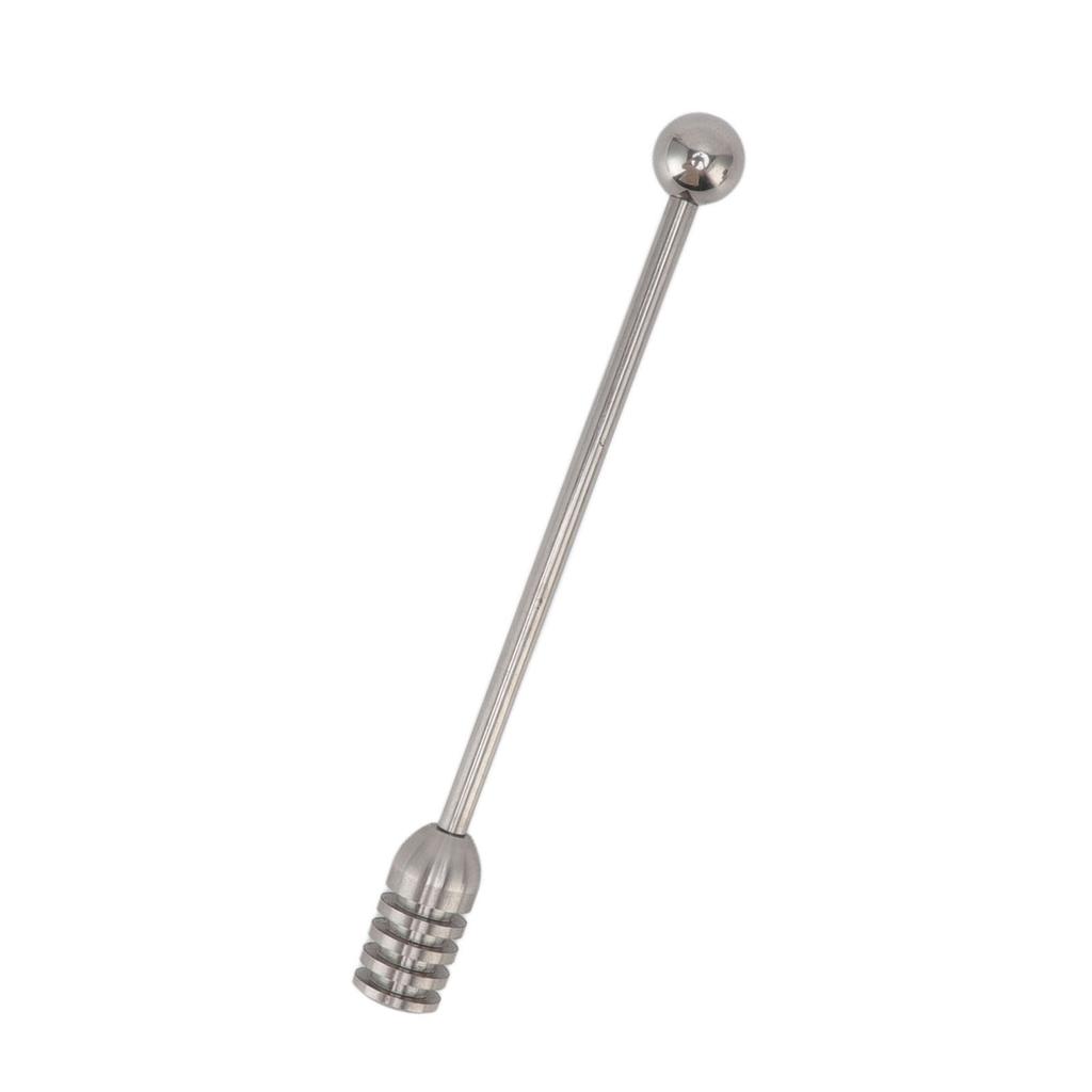 Honey Stick 15.5cm 304 Stainless Steel Fluted Design Easy Cleaning Honey Mixing Stick Coffee Stirrer Stirring Sticks