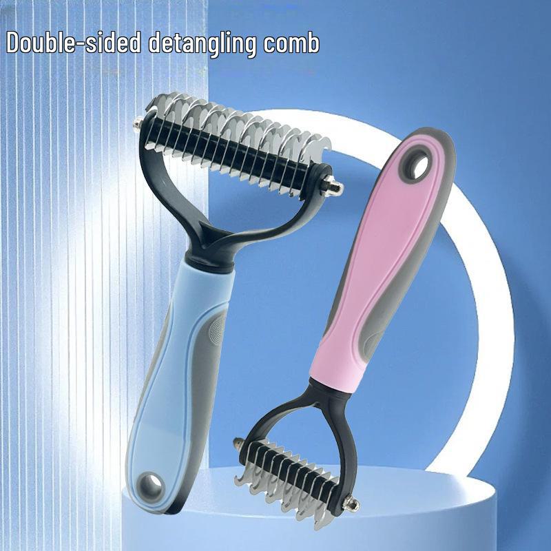 

Double-Sided Pet Detangling Grooming Comb for Cats and Dogs Small