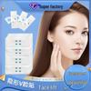 Matte V-Face Lift Stickers, TikTok Style - Invisible, Breathable, Water-Resistant, Thin Design (40 Pieces)