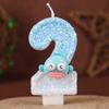 Ugly Fish Cartoon Number Birthday Candle Cake Decoration Holiday Birthday Celebration Handmade Candle 0-9diy