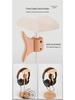 Solid Black Walnut Over-Ear Headphone Stand - Simple Wooden Display Hanger