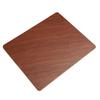 Nosen Mouse Desk Stylish Aluminum Pad, Wood, Aluminum, Lightweight, Non-Slip, Pad, Office, (Karin) Brown, Wood,