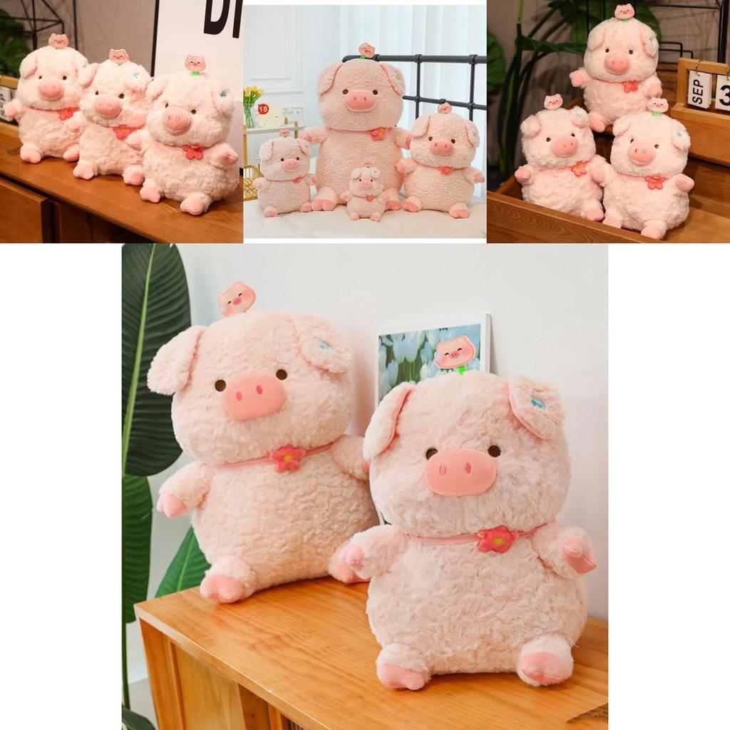 Cute Pu Pig Plush Toy Adorable Stuffed Pig Doll For Girls Soft And Huggable Animal Toy