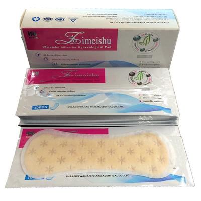10/20Pcs Zimeishu Medical Pads Anion Sanitary Health Care Personal Care Chinese Herbs Silver-Ion Panty Liner Napkin Pads Female