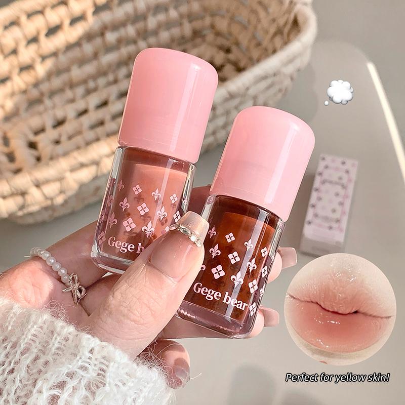 Błyszczyk do ust Pure Gege Bear Nawilżający Wodny Lustrzany Przezroczysty Długotrwały