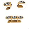 Elevated Cat Bowls Dishes Portable for Small Cats and Puppy Food Water,Raised