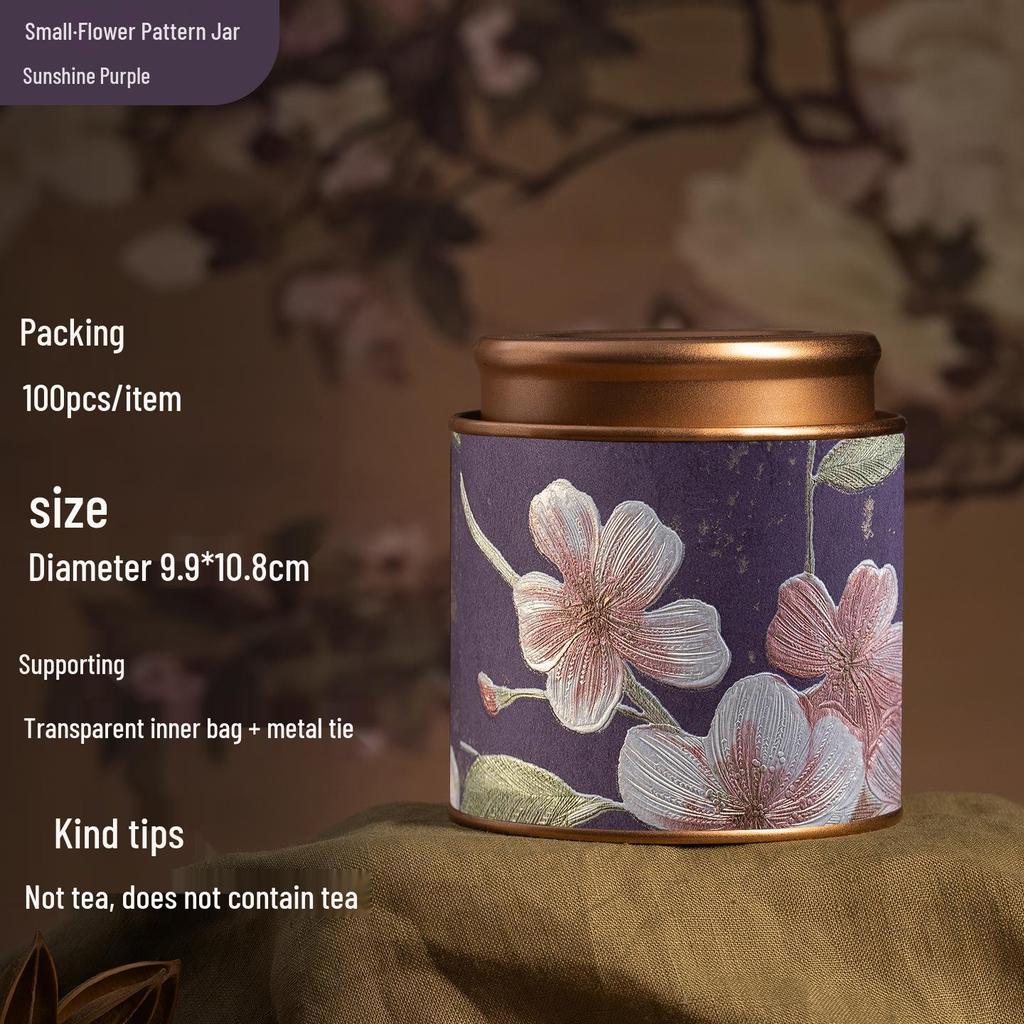 Exquisite Multi-Tea Storage Can: Sealed Container for Black, Green, Jasmine, White, & Oolong Tea.