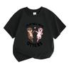 Kids Boys Girls 100% Cotton Crew Neck Short Sleeve T-Shirt Cute Cartoon Otters Couple Funny I Play Well With Otters Casual Lightweight Comfortable Gra