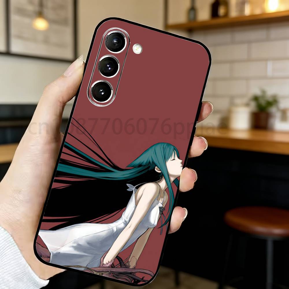 

Saya No Uta The S-Song of S-Saya Phone Case For Samsung S20,21,22,23,24,25,26 Ultra,Plus,Black Soft Cover Samsung S22plus5G