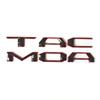 3D Letters Erts Double Layer For 2016- Tacoma Tailgate Black Red Emblem