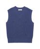 W Standard Punched V-Neck Vest [3 Colors]