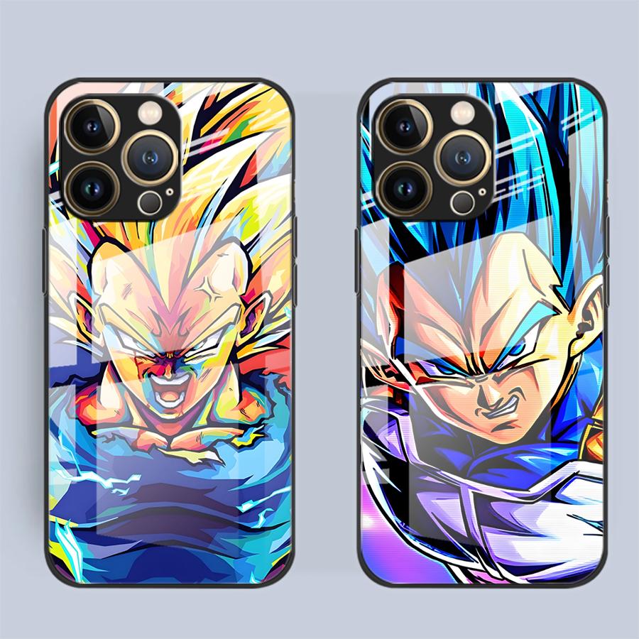 D-ragonS B-allS Vegeta Case for iPhone 17 Pro Max 13 Air 8 15 Plus 16 XR 12 11 14 Glass Phone Cover