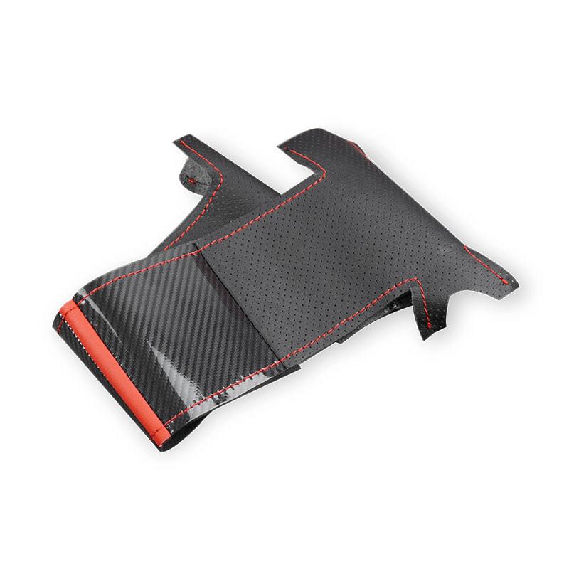 For Mercedes Benz A35 A45 AMG GT C190 R190 W177 W205 E53 E63 W213 C118 X253 W222 W167 H247 Car Steering Wheel Cover Leather Trim