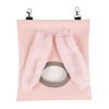 Rabbit Hay Feeder Bag - Adjustable Chew-Proof Foraging Pouch for Bunny/Chinchilla/Hamster Cages Hanging Hay Dispenser with Clips