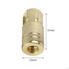 5 Piece Air Connector and Coupler Set for Hose Fittings