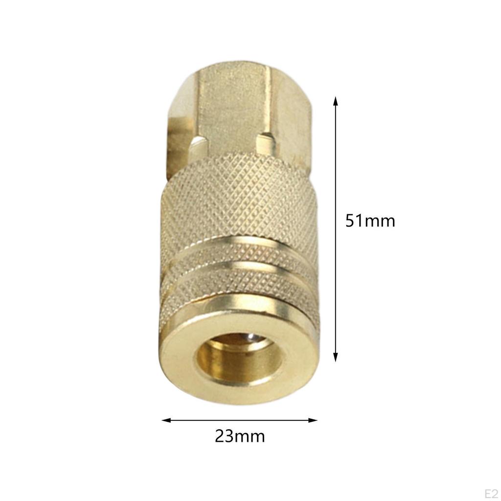 5 Piece Air Connector and Coupler Set for Hose Fittings
