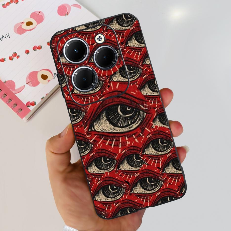 For Infinix Hot 40 Pro Case X6837 Cute Fashion Cover Soft Silicone Phone Case For Infinix Hot 40i Hot40 Pro Hot40i Fundas Bumper