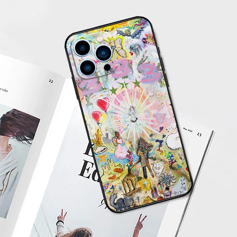 Bladee 333 Case For iPhone 15 16 14 Plus 11 12 13 Pro Max Mini X XR XS Max 7 8 Plus Back Cover