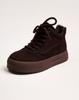 Platform Boots Allsy 183570 36 Chocolate Nubuck Velour