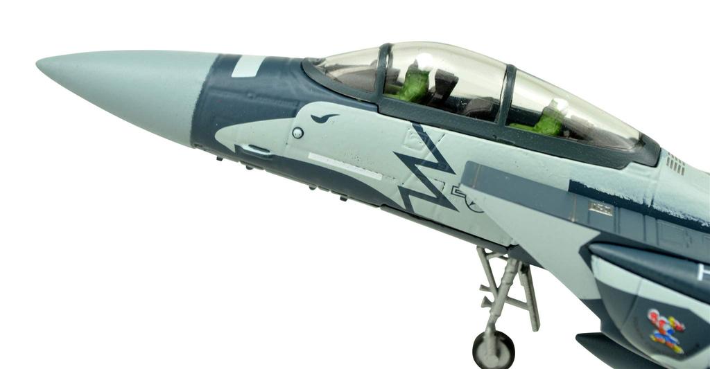 TANG DYNASTY(TM) 1100 F-15E Fighter Attack Aircraft Alloy Completed United States Air Force Airplane Model