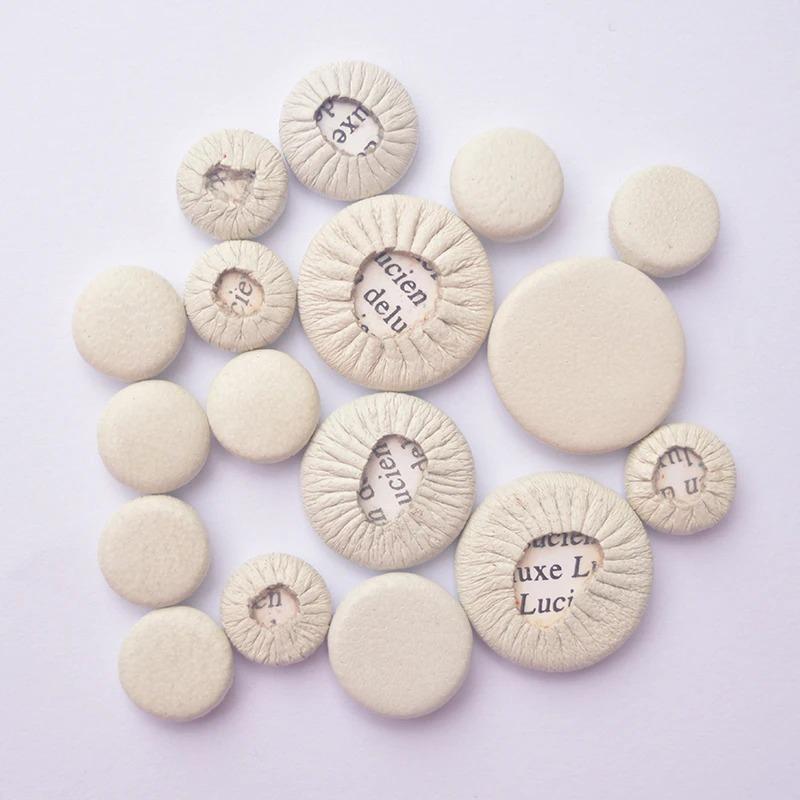 17pcs Clarinet Pads sound hole mat sheepskin