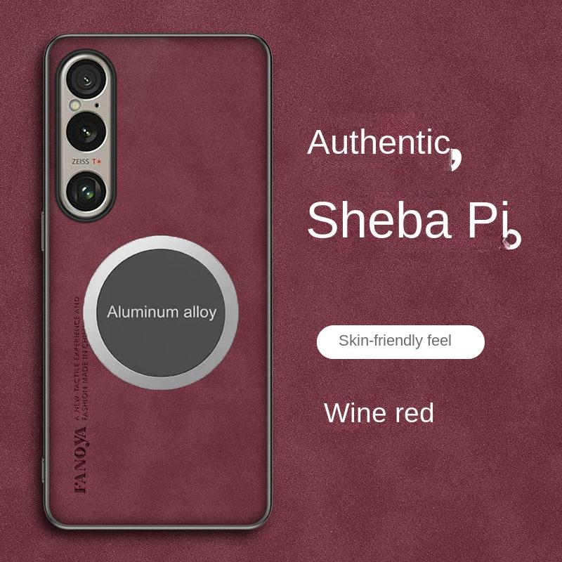 For Sony Xperia 1 VI 10 VI Case Soft PU Skin With Magnetic Protective Back Cover Case For Sony 1VI 10VI Full Cover Phone Shell