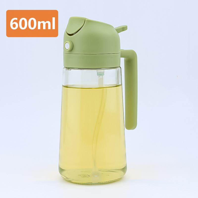 Olive Oil Sprayer for Cooking 2 in 1 Olive Oil Dispenser for Kitchen Gadgets Food-grade Oil Mister for Air Fryer Salad Frying