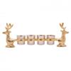 Gold Metal Stag & Tealight Holder