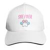 SheHer Pronouns Trans Pawprint Baseball Cap Hat Unisex Designer Cap Hat Unisex Luxury Beach Trucker Hats For Unisex Womens