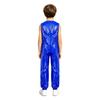 Kinder Jungen Mädchen Adaptiver Overall Wasserabweisende Windelüberzug Body Ärmellos Reißverschluss Elastische Beinöffnung Strampler für Pool Strand Schwimmen